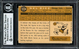 Del Rice Autographed 1960 Topps Card #248 Chicago Cubs Beckett BAS #12056658