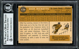 Dick Ricketts Autographed 1960 Topps Card #236 St. Louis Cardinals Beckett BAS #12056659