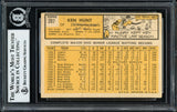 Ken Hunt Autographed 1963 Topps Card #207 Los Angeles Angels "Best Wishes" Beckett BAS #12056837