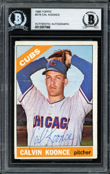 Cal Koonce Autographed 1966 Topps Card #278 Chicago Cubs Beckett BAS #12057066