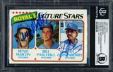 Dan Quisenberry & Renie Martin Autographed 1980 Topps Rookie Card #667 Kansas City Royals Beckett BAS #12058700