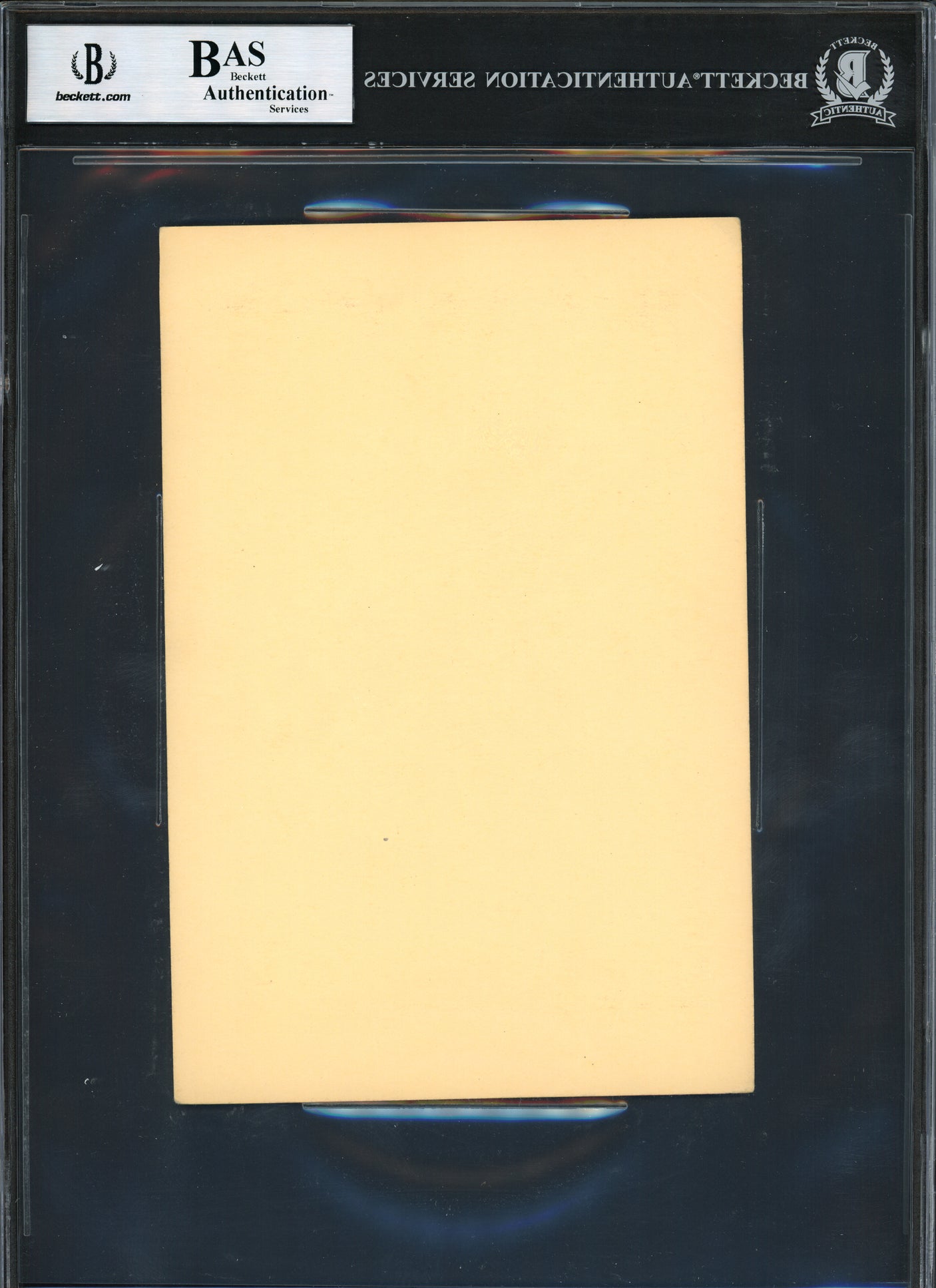 Grant Warwick Autographed 1944-63 5x7 Beehive Photo #73 Boston Bruins Beckett BAS #12060364