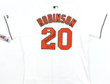 Frank Robinson Signed Orioles White Majestic Authentic Jersey - JSA W *Blemish