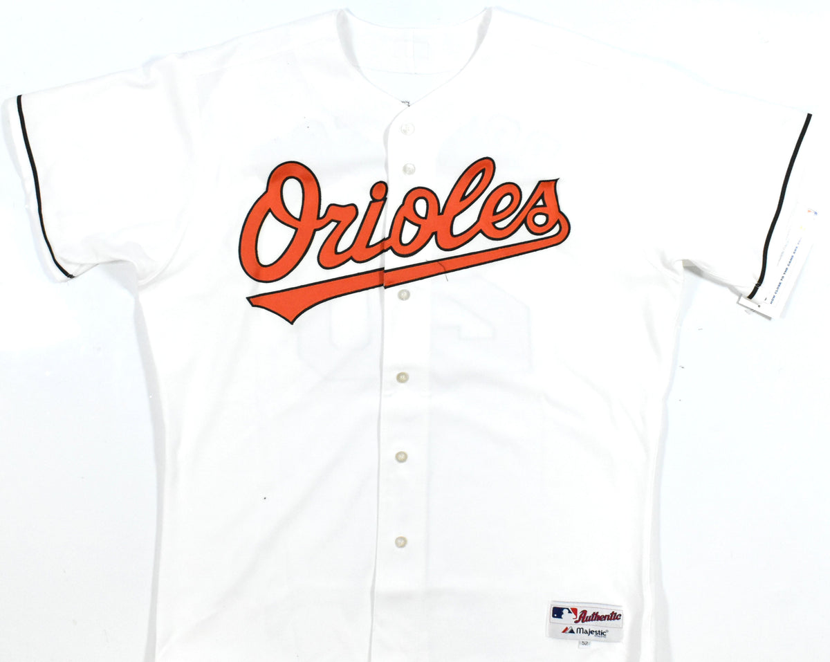Frank Robinson Signed Orioles White Majestic Authentic Jersey - JSA W *Blemish