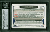 Yankees Tyler Austin Signed 2013 Bowman Chrome DPR #TP2 Rookie Card BAS Slabbed