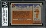 Don "Jaws" Hardeman Autographed 1976 Topps Rookie Card #254 Houston Oilers Beckett BAS #12306707