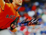 Gerritt Cole Signed Houston Astros 8x10 Pitching PF Photo - JSA W Auth *Black