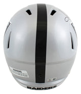 Raiders Howie Long Signed Full Size Speed Rep Helmet W/ Case BAS Witnessed