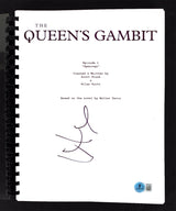 Anya Taylor Joy The Queen's Gambit Authentic Signed Movie Script BAS #BX51074
