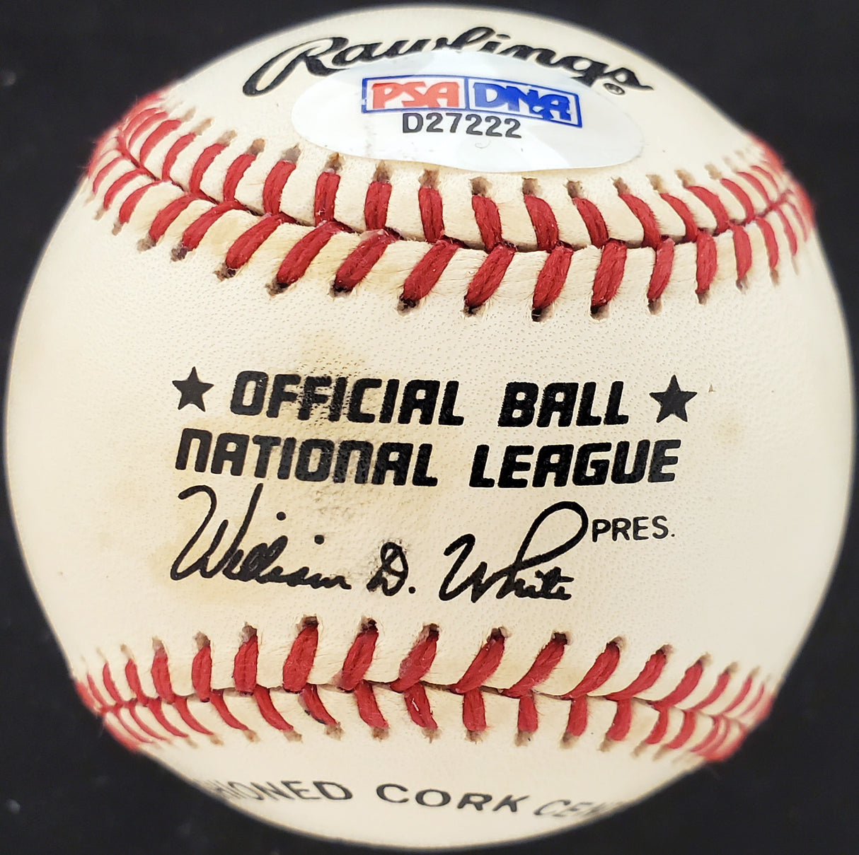 Eddie Sawyer Autographed Official NL Baseball Los Angeles Dodgers, Cincinnati Reds PSA/DNA #D27222