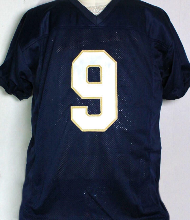 Tony Rice Autographed Navy Blue College Style Jersey- JSA W Auth *T9
