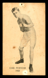 Earl Puryear Autographed 3.5x5.5 Postcard Featherweight Boxer "To Jimmy" Vintage SKU #179774