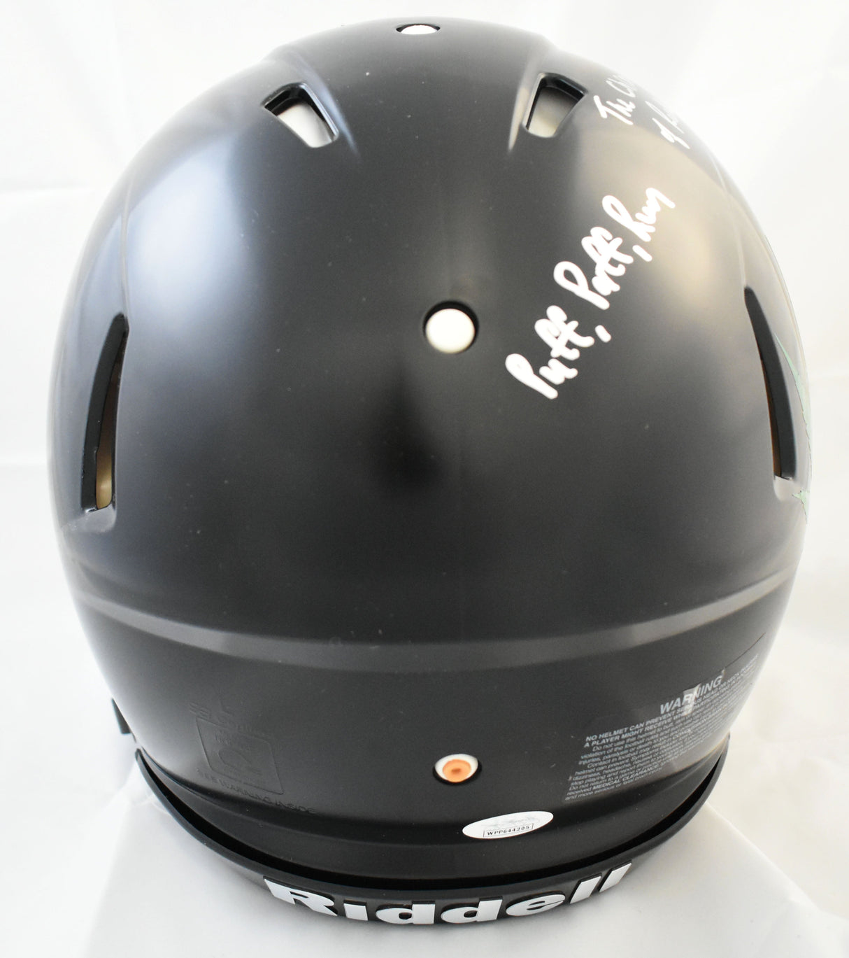 Ricky Williams Autographed Custom F/S Speed Authentic Helmet - JSA W *Silver