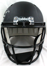 Ricky Williams Autographed Blackout Full Size Helmet W/ SWED- JSA W Auth *White
