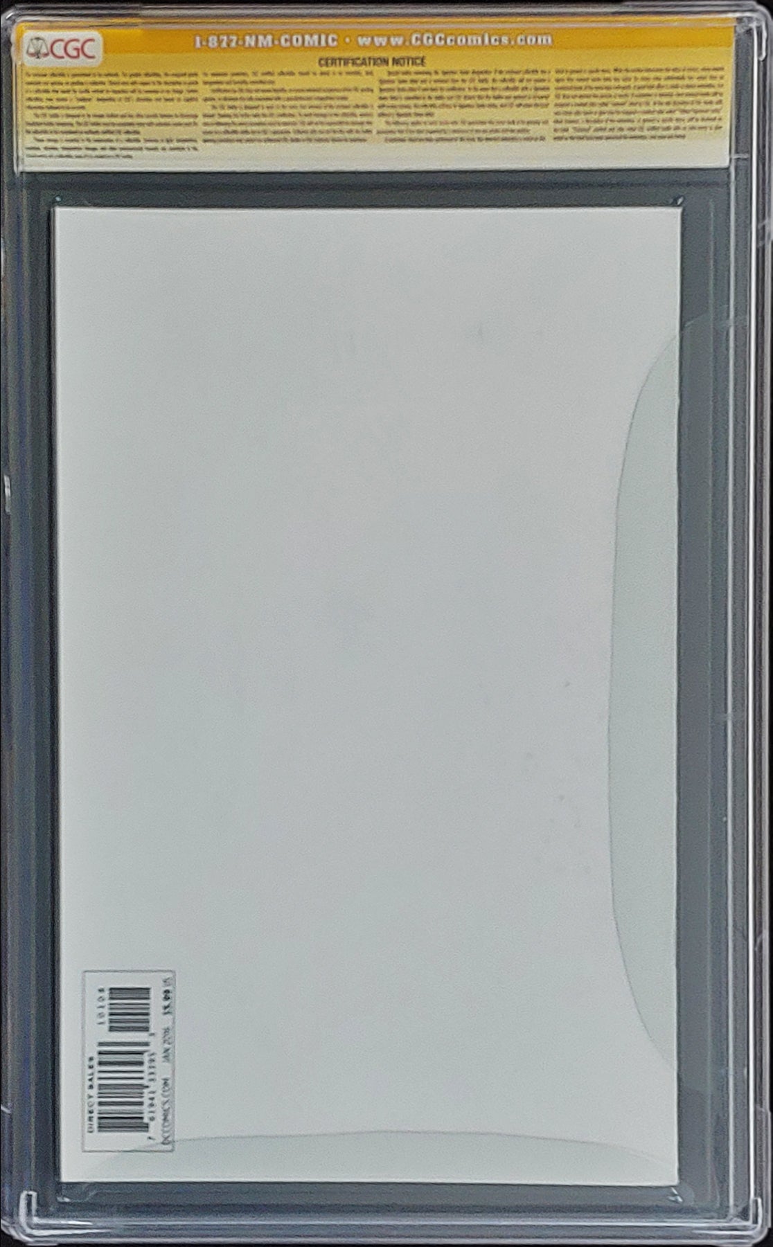 Frank Miller Signed Batman Dark Knight III The Master Race #1 w/ Sketch CGC 9.8