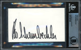 Bo Schembechler Autographed 3x5 Index Card Michigan Beckett BAS #13447220