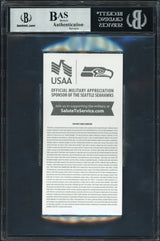 Russell Wilson Autographed 2018 3x6 Ticket Seattle Seahawks Vs. Packers 11-15-18 Beckett BAS #13447259