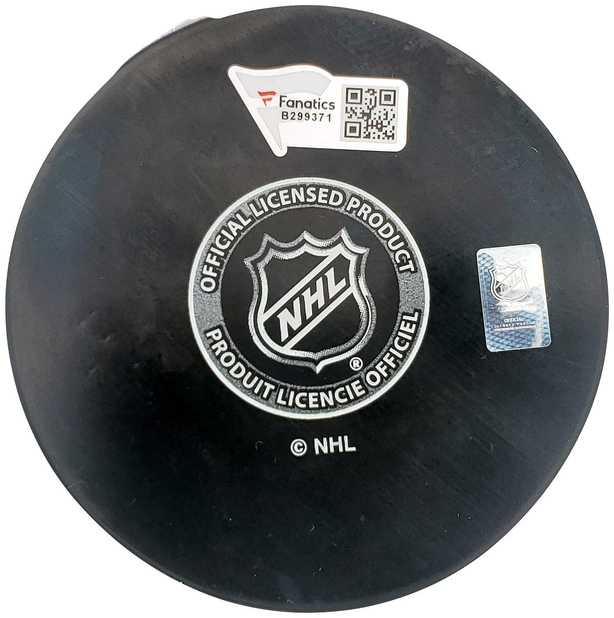 Jamie Oleksiak Autographed Official Seattle Kraken Logo Hockey Puck "Release the Kraken" Fanatics Holo Stock #200859