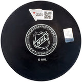Ryan Donato Autographed Official Seattle Kraken Logo Hockey Puck "First Kraken Goal 10/12/21" Fanatics Holo Stock #200864
