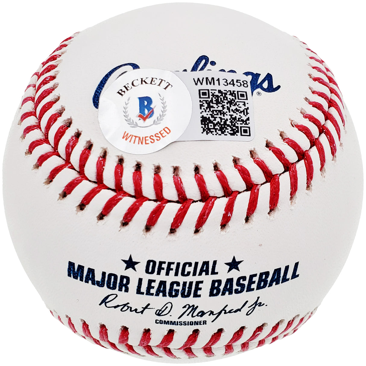Manny Ramirez Autographed Official MLB Baseball Boston Red Sox Beckett BAS QR Stock #200881