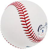 Manny Ramirez Autographed Official MLB Baseball Boston Red Sox Beckett BAS QR Stock #200881
