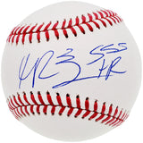 Manny Ramirez Autographed Official MLB Baseball Boston Red Sox "555 HR" Beckett BAS QR Stock #200882