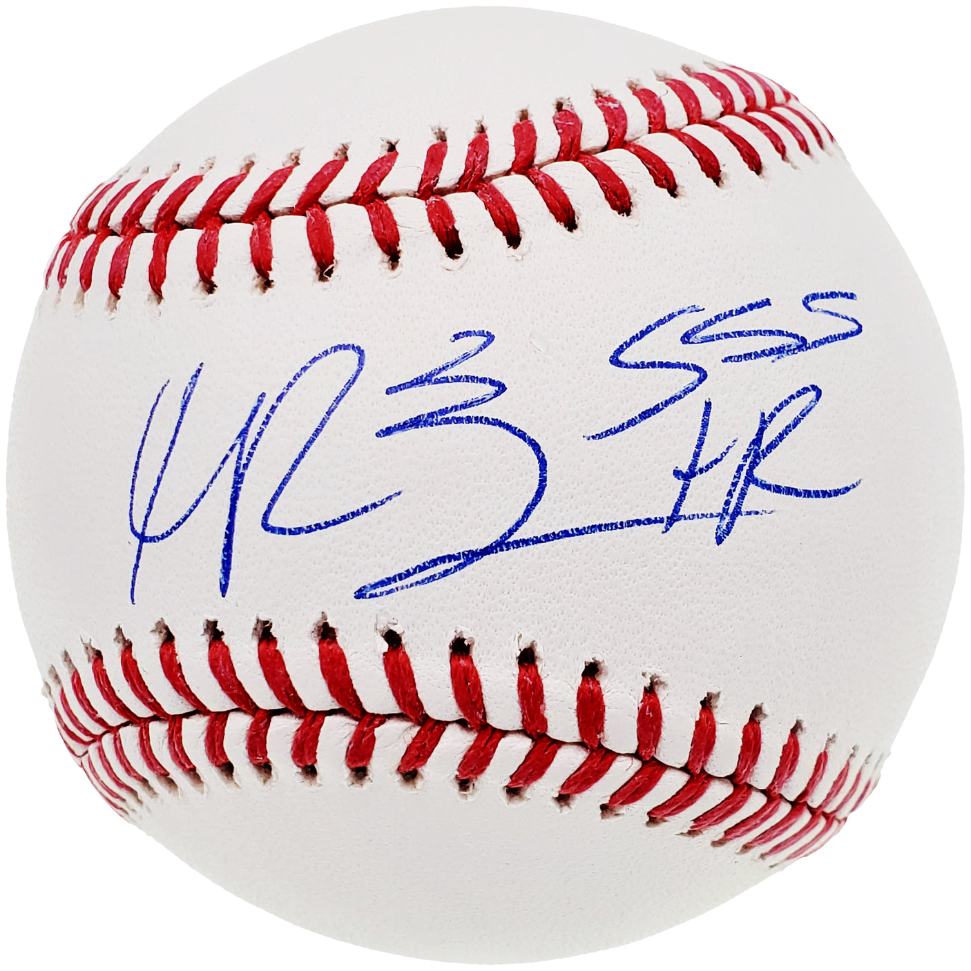 Manny Ramirez Autographed Official MLB Baseball Boston Red Sox "555 HR" Beckett BAS QR Stock #200882