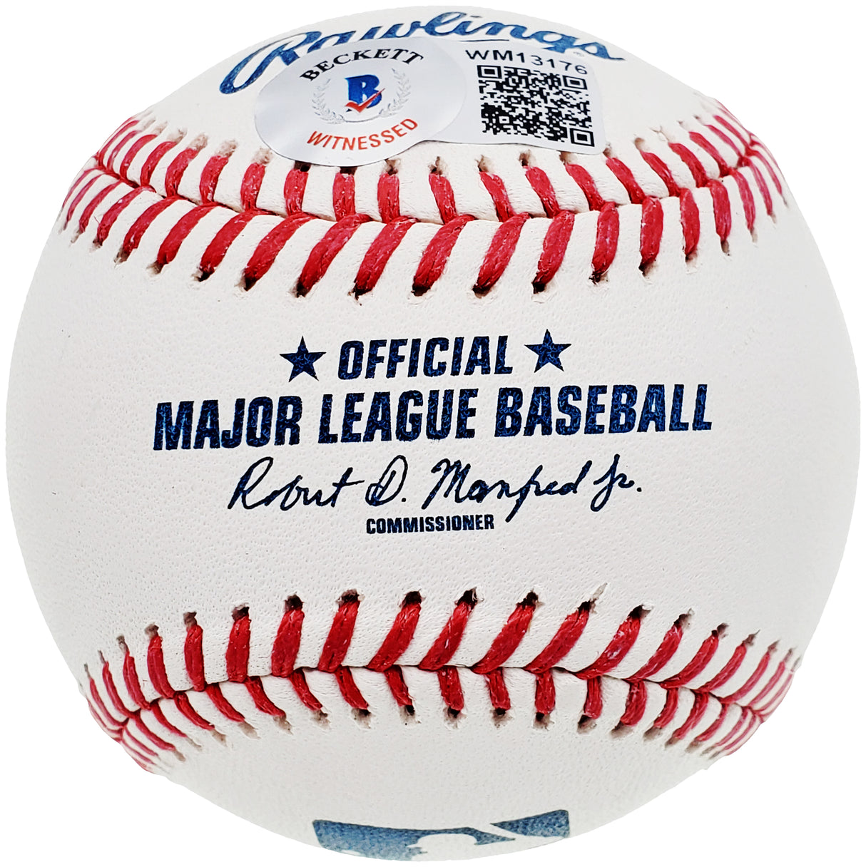 Manny Ramirez Autographed Official MLB Baseball Boston Red Sox "555 HR" Beckett BAS QR Stock #200882