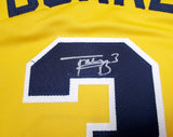 Michigan Wolverines Trey Burke Autographed Yellow Jersey PSA/DNA Stock #200887