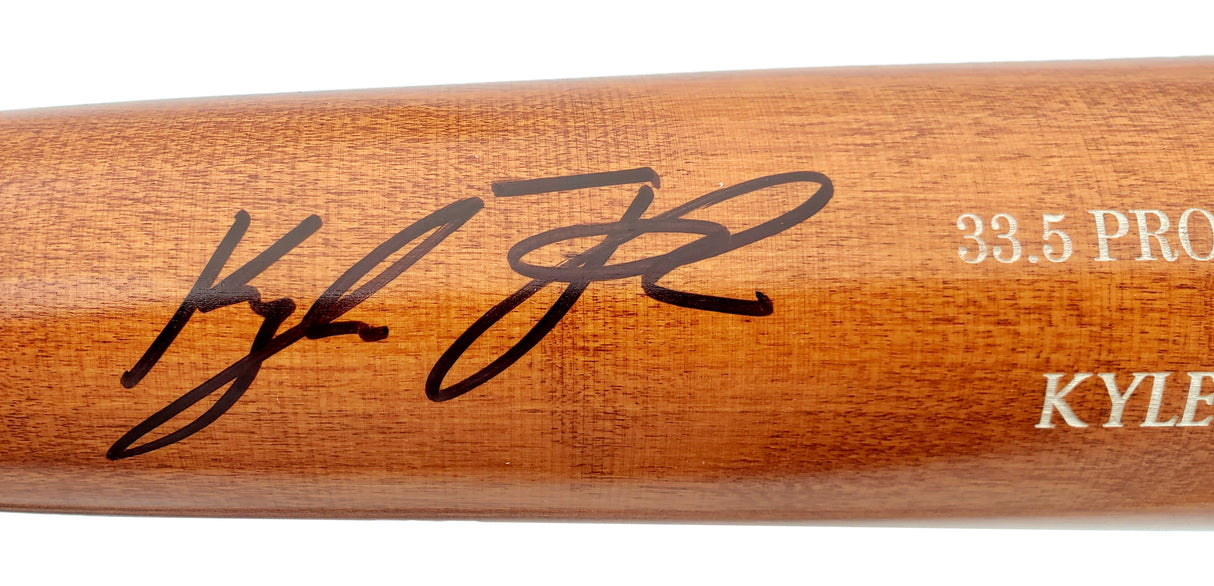 Kyle Tucker Autographed Brown Old Hickory Game Model Bat Houston Astros Beckett BAS Stock #200451