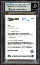 Ichiro Suzuki Autographed Topps Project 2020 Blake Jamieson Card #169 Seattle Mariners Lime Green #8/10 Beckett BAS #13714093