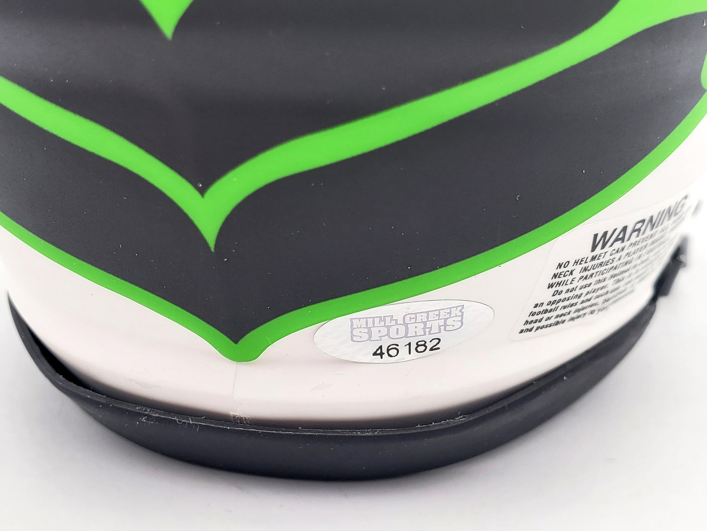 Tyler Lockett Autographed Seattle Seahawks Lunar Eclipse White Speed Mini Helmet MCS Holo Stock #200483