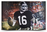 Joe Montana Autographed 49ers "Joe Cool" 36" x 24" Photograph UDA LE 27/50