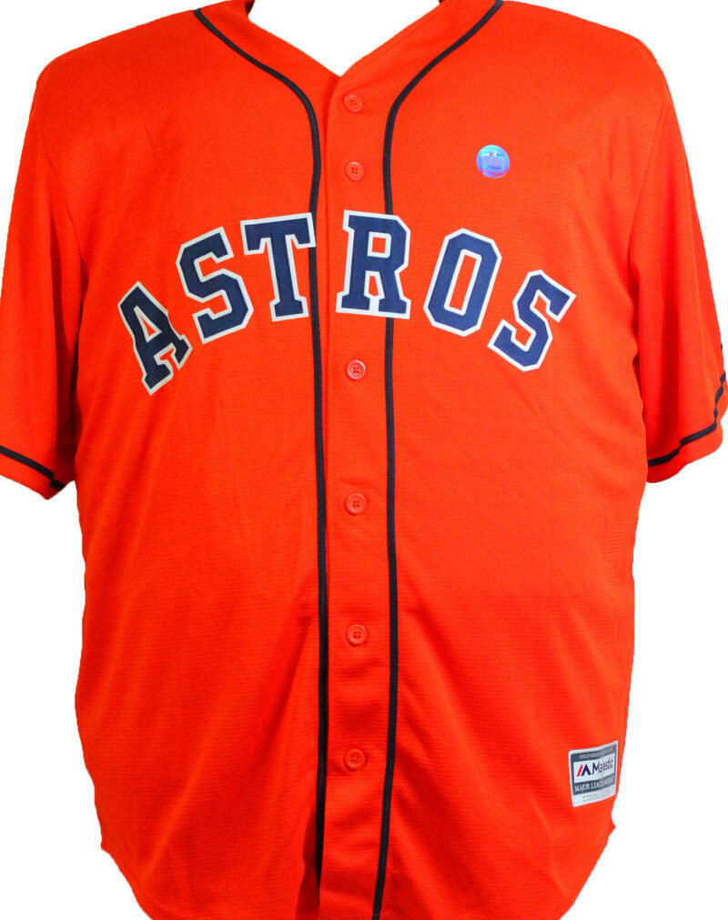 Carlos Correa Autographed Houston Astros Majestic MLB Jersey- Beckett Auth *1