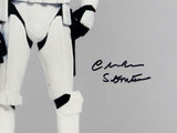 Chris Bunn Autographed Full Body 11x14 Photo w/ Stormtrooper - JSA Auth *Black