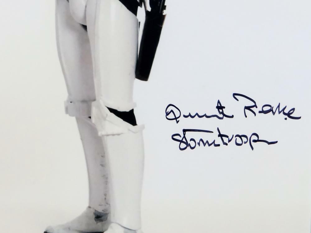 Quentin Pierre Autographed Sideways Full Body 11x14 Photo w/ Insc- JSA Auth *Blk