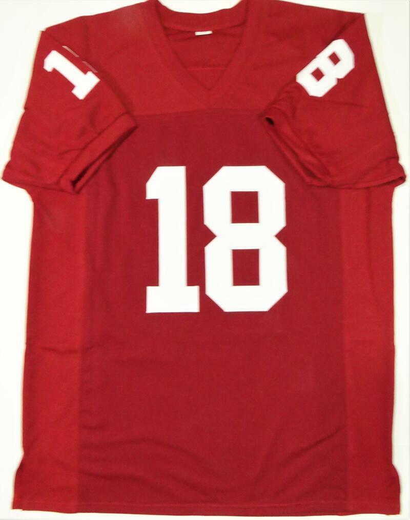 Jason White Heisman Autographed Maroon College Style Jersey- JSA W Auth *1