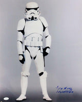 Syd Wragg Signed Sideways Full Body 16x20 Photo w/ Stormtrooper - JSA Auth *Blue