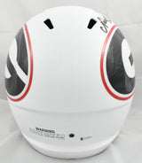 Nick Chubb Sony Michel Autographed Georgia F/S Amp Helmet - Beckett W