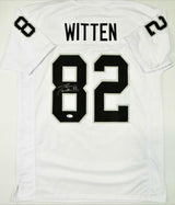 Jason Witten Autographed White Pro Style Jersey - Beckett W Auth *8