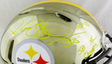 Jerome Bettis Signed Steelers F/S Chrome Authentic Helmet w/3 Insc - BA W Auth