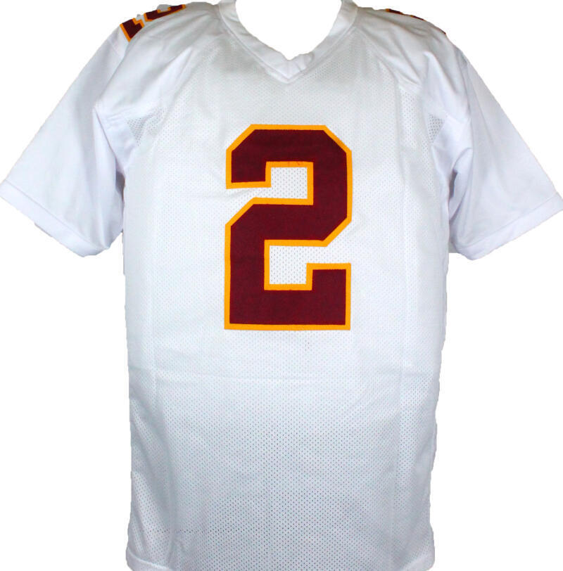 Deion Sanders Autographed White College Style Jersey - Beckett W Auth *2