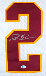 Deion Sanders Autographed White College Style Jersey - Beckett W Auth *2
