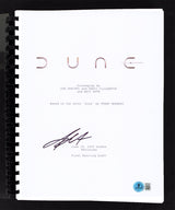 Jason Momoa Dune Authentic Signed Movie Script Autographed BAS #BX51064