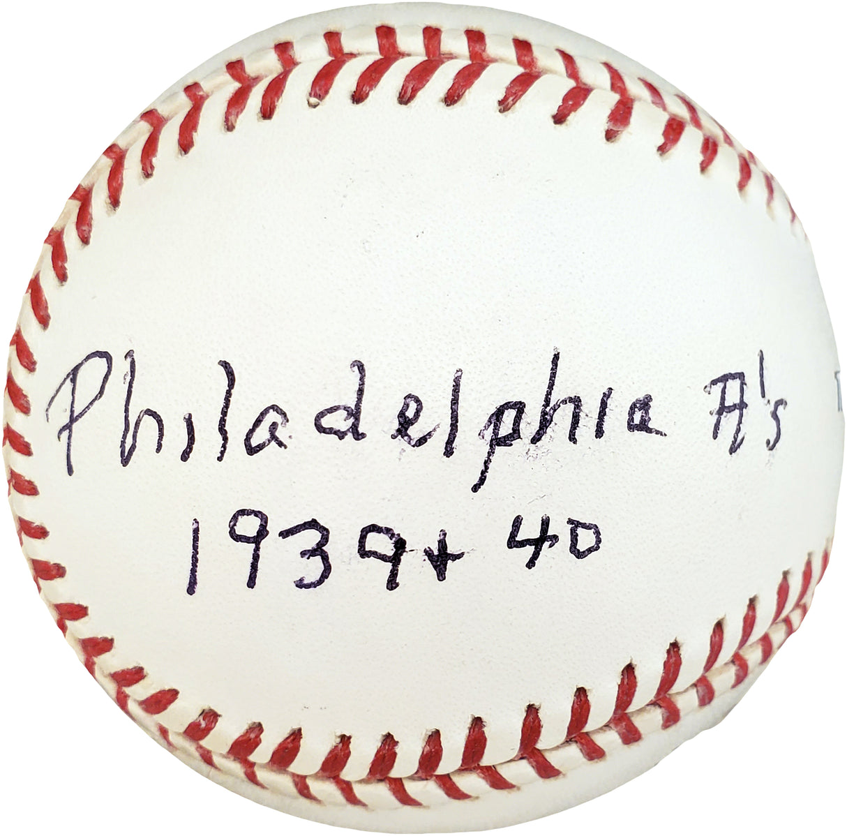Bill Lillard Autographed Official MLB Baseball Philadelphia A's "Short Stop Philadelphia A's 1939 & 40" PSA/DNA #C63925