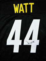 Derek Watt Autographed Black Pro Style Jersey - JSA W Auth *R4
