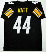 Derek Watt Autographed Black Pro Style Jersey - JSA W Auth *R4