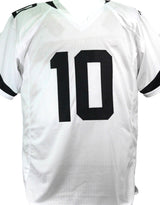 Laviska Shenault Jr Autographed White Pro Style Jersey - Beckett W *Silver