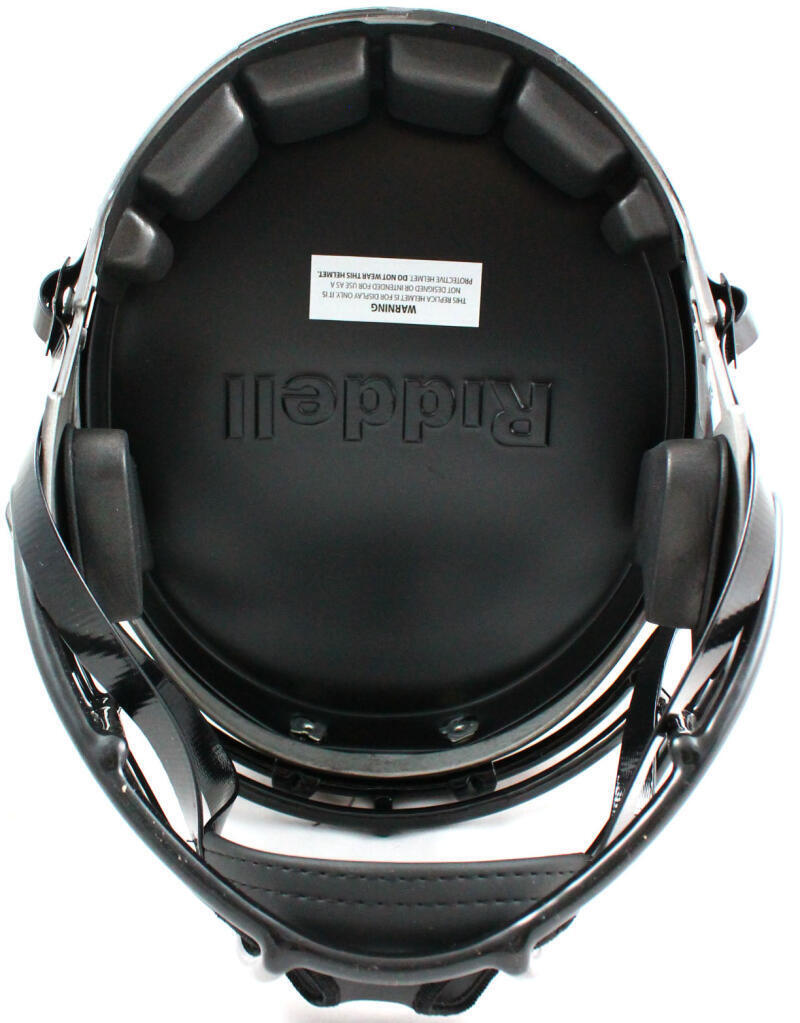 Kelly/Reed/Thomas Autographed Buffalo Bills F/S Eclipse Helmet - JSA W Auth *Red