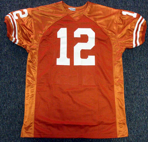 Texas Longhorns Earl Thomas Autographed Orange Jersey MCS Holo Stock #28213
